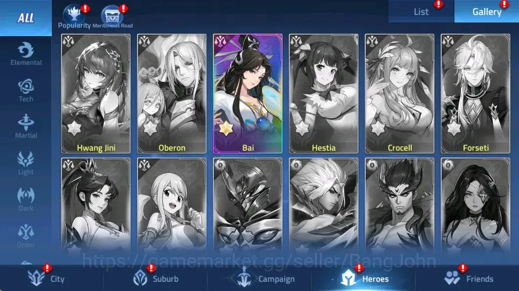 Mobile Legends: Adventure Accounts Global |LV 35|604k Power |VIP 5|Camp 27-12|Hero 61 |25 SSR 7