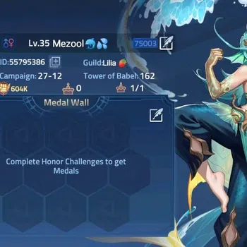 Mobile Legends: Adventure Accounts Global |LV 35|604k Power |VIP 5|Camp 27-12|Hero 61 |25 SSR