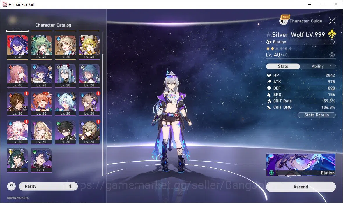 Honkai Star Rail Accounts [ASIA] TL 30 | 6 Limit | Silver Wolf | Ruan Mei |  image 12