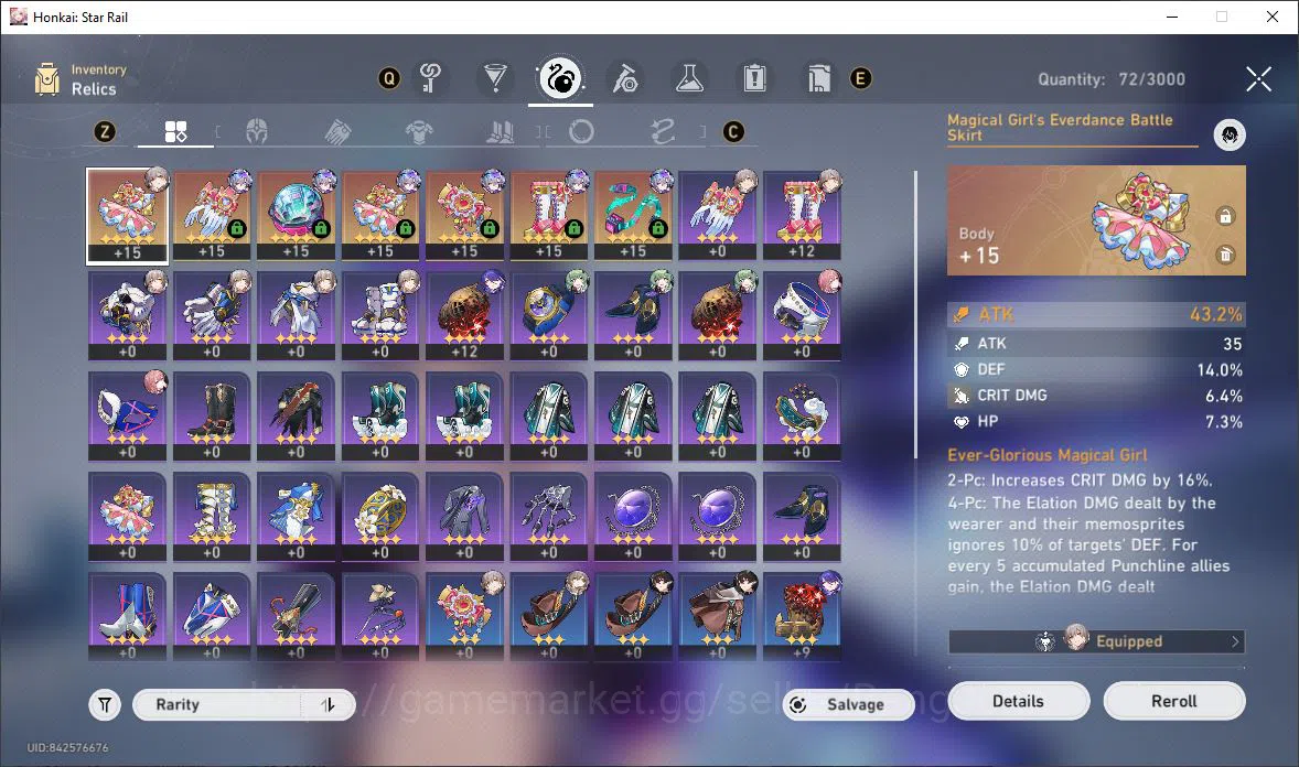 Honkai Star Rail Accounts [ASIA] TL 30 | 6 Limit | Silver Wolf | Ruan Mei |  image 7