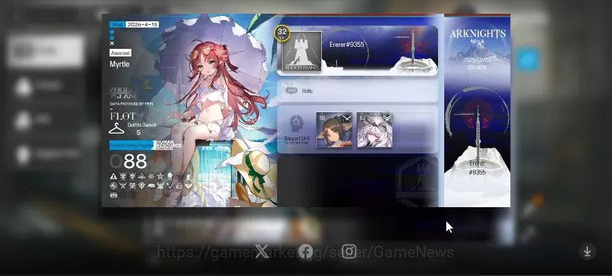 Arknights Accounts High-End Lvl 32 |88 OP + 5 Skin|1 Limited + 5 B6 (Silverash Alter P1), Pramanix Alter, Ray |Terminal 2