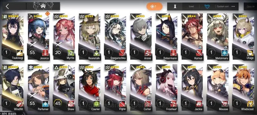 Arknights Accounts High-End Lvl 32 |88 OP + 5 Skin|1 Limited + 5 B6 (Silverash Alter P1), Pramanix Alter, Ray |Terminal 5