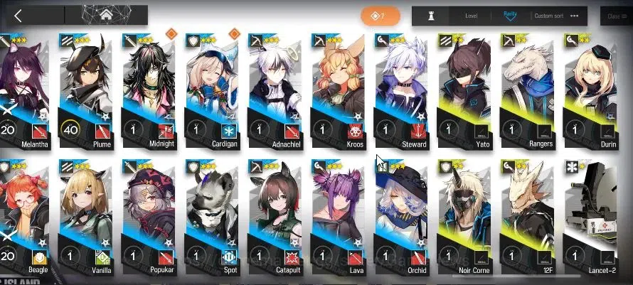 Arknights Accounts High-End Lvl 32 |88 OP + 5 Skin|1 Limited + 5 B6 (Silverash Alter P1), Pramanix Alter, Ray |Terminal 8
