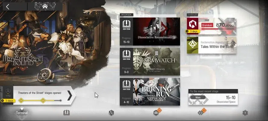Arknights Accounts High-End Lvl 32 |88 OP + 5 Skin|1 Limited + 5 B6 (Silverash Alter P1), Pramanix Alter, Ray |Terminal 9