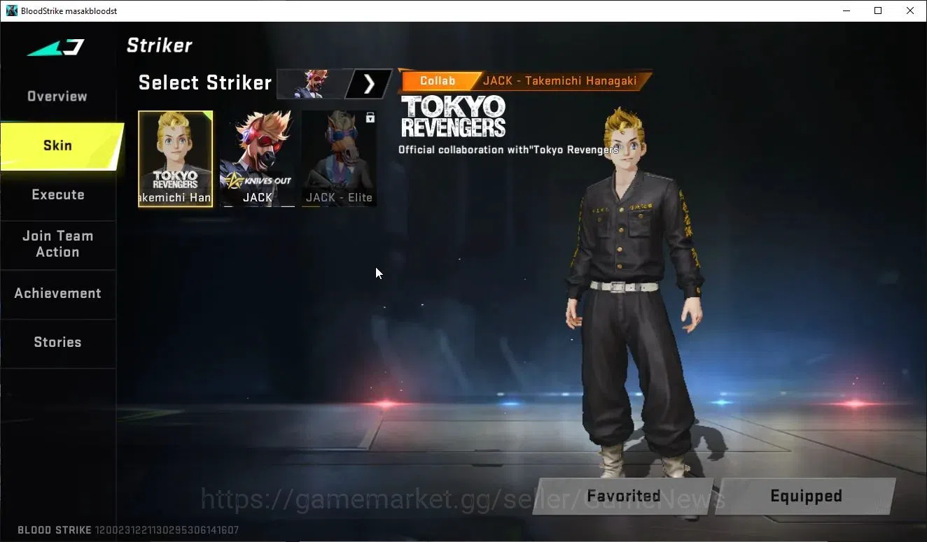 Blood Strike Accounts ASIA|Collab TokRev[MCX-Worst Future,Takemichi]|3 U image 3