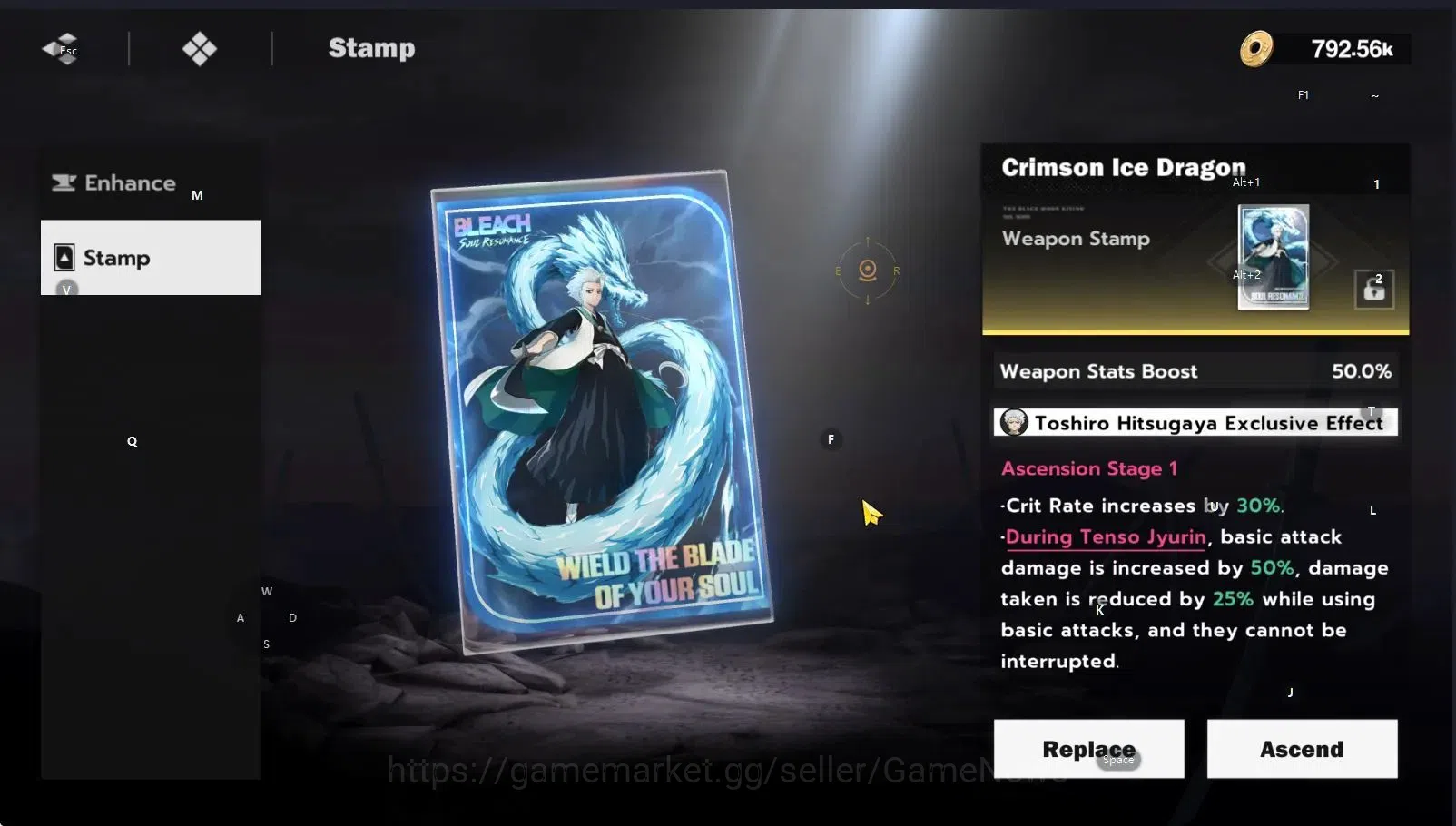 BLEACH: Soul Resonance Accounts Nuverse SEA|LV 21, 3 SSR (Toshiro Hitsugaya+Stamp, image 9