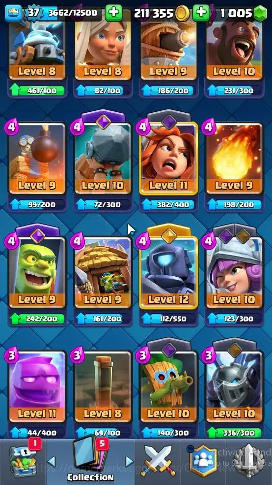 Clash Royale Accounts Lv 37|Trophy 8000|KTL 12|Card 121|8 EVO 4 Champ 21 image 10