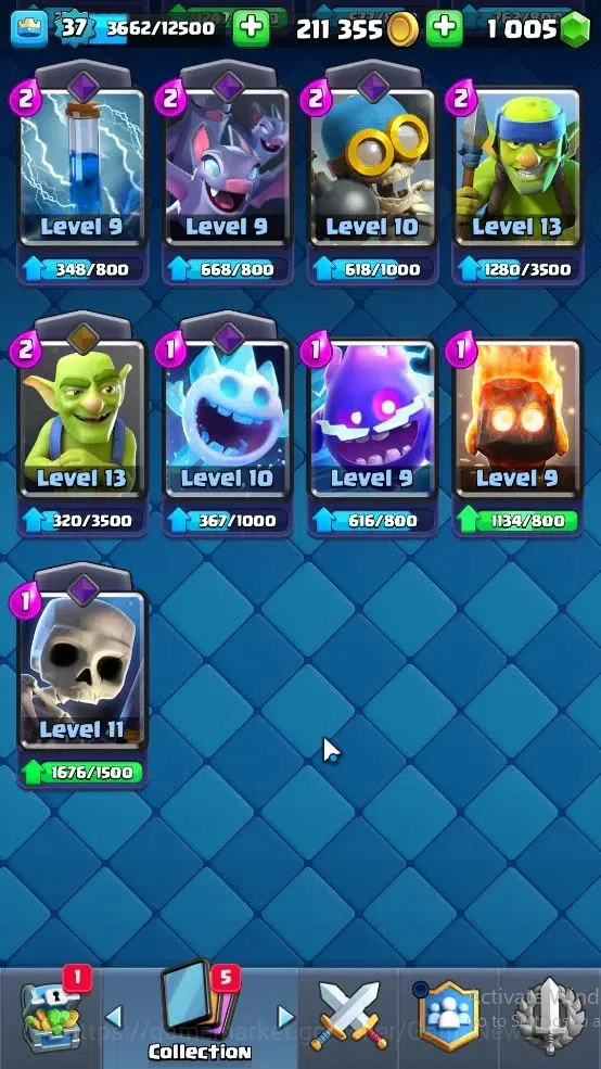 Clash Royale Accounts Lv 37|Trophy 8000|KTL 12|Card 121|8 EVO 4 Champ 21 image 13