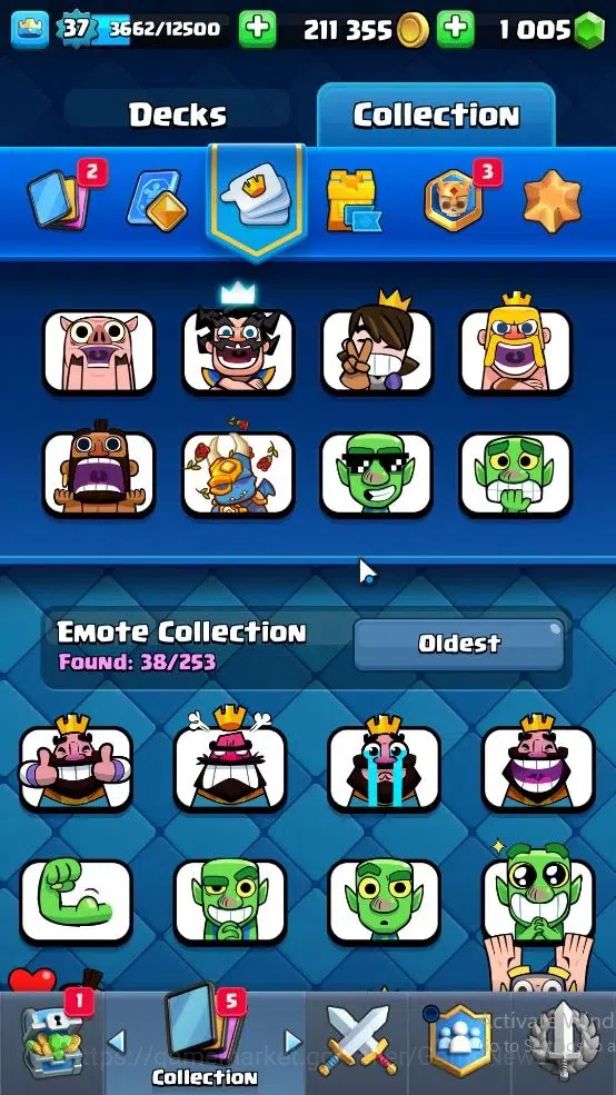 Clash Royale Accounts Lv 37|Trophy 8000|KTL 12|Card 121|8 EVO 4 Champ 21 image 16