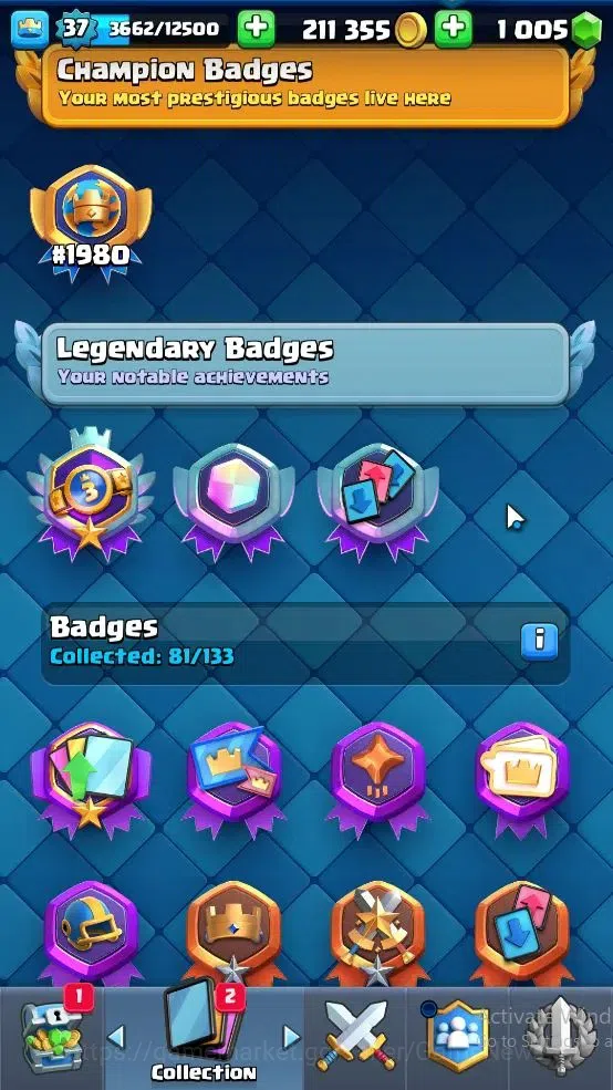 Clash Royale Accounts Lv 37|Trophy 8000|KTL 12|Card 121|8 EVO 4 Champ 21 image 18