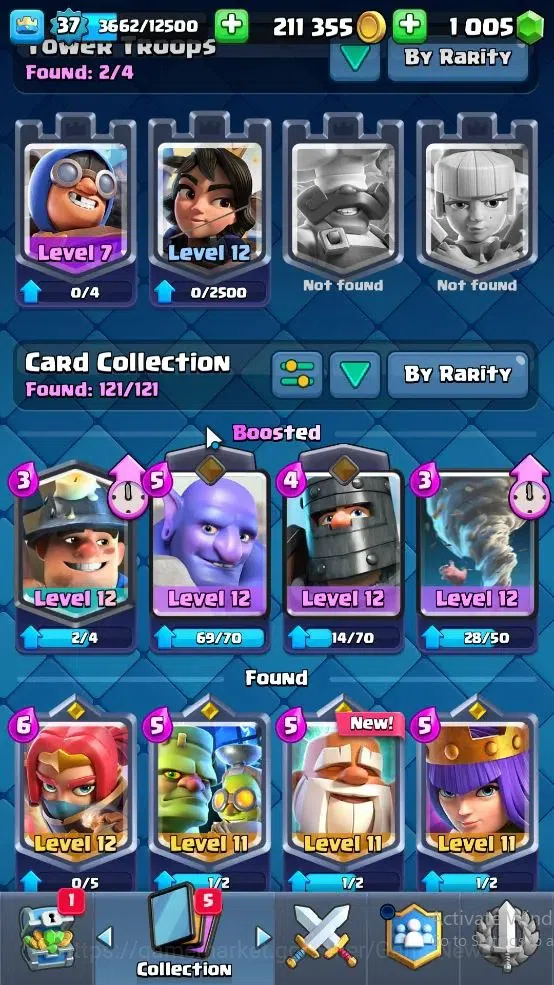 Clash Royale Accounts Lv 37|Trophy 8000|KTL 12|Card 121|8 EVO 4 Champ 21 image 5