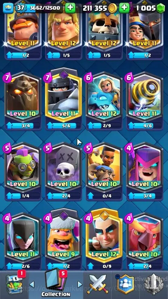 Clash Royale Accounts Lv 37|Trophy 8000|KTL 12|Card 121|8 EVO 4 Champ 21 image 6