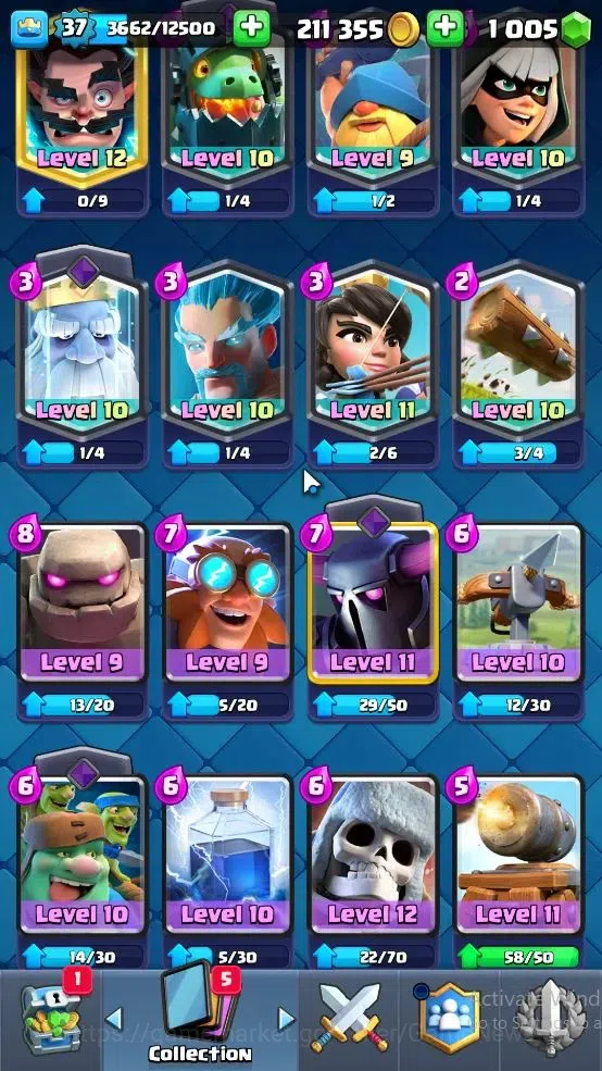 Clash Royale Accounts Lv 37|Trophy 8000|KTL 12|Card 121|8 EVO 4 Champ 21 image 7