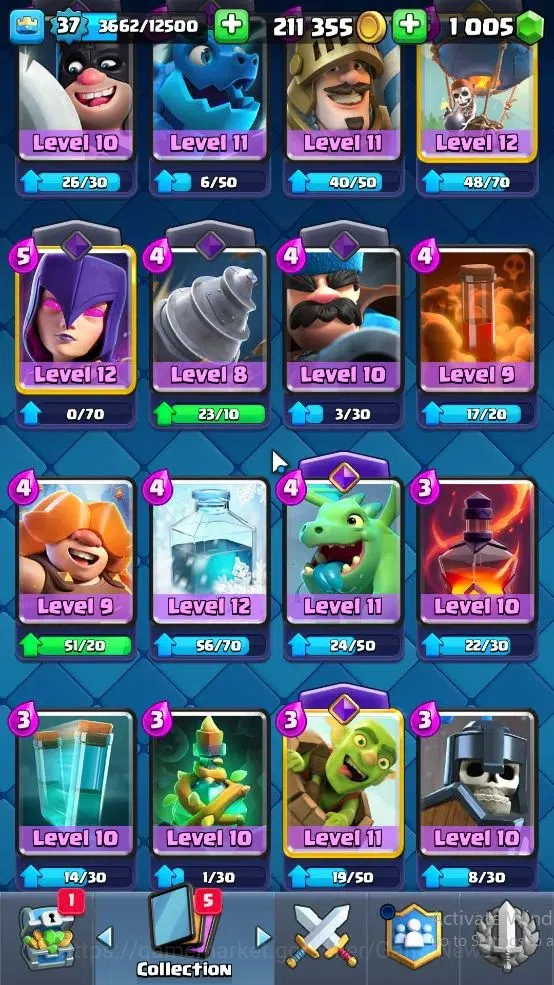 Clash Royale Accounts Lv 37|Trophy 8000|KTL 12|Card 121|8 EVO 4 Champ 21 image 8