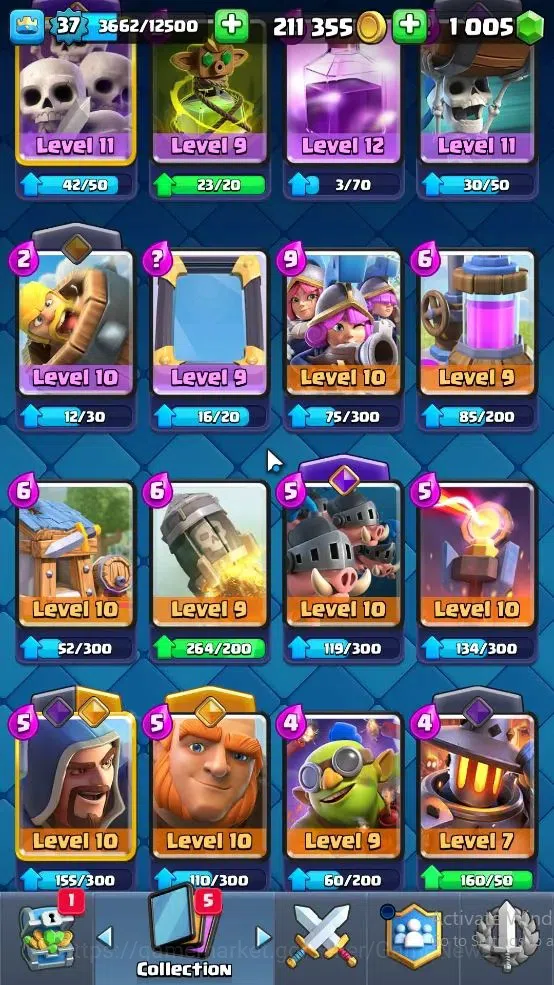 Clash Royale Accounts Lv 37|Trophy 8000|KTL 12|Card 121|8 EVO 4 Champ 21 image 9