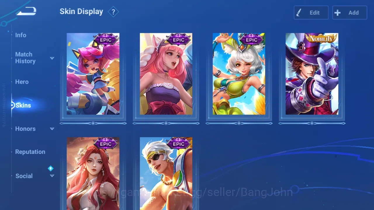 Honor of Kings Accounts Hero 112|Skin 151|4 Blessed |Full LNY2026|Full LOM image 9