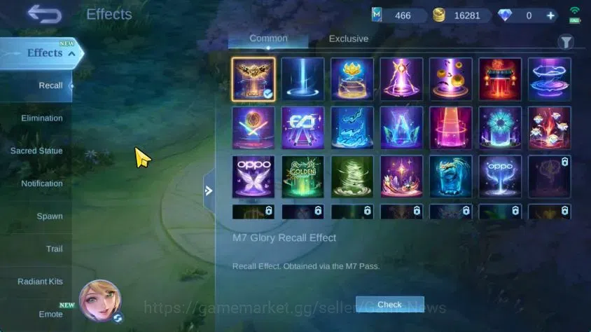 Mobile Legends: Bang Bang Accounts Hero 75|Skin 83|LightBorn Harith,Spongebob Cyclops image 12