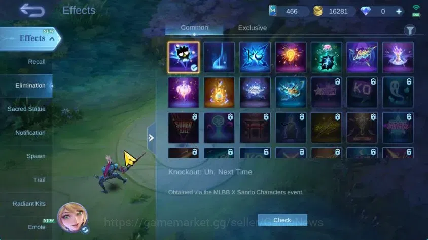 Mobile Legends: Bang Bang Accounts Hero 75|Skin 83|LightBorn Harith,Spongebob Cyclops image 13