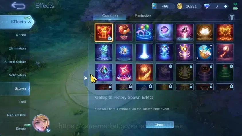 Mobile Legends: Bang Bang Accounts Hero 75|Skin 83|LightBorn Harith,Spongebob Cyclops image 15