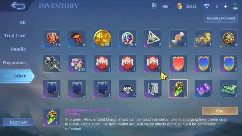 Mobile Legends: Bang Bang Accounts Hero 75|Skin 83|LightBorn Harith,Spongebob Cyclops image 19