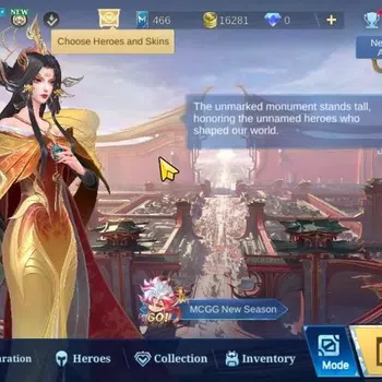 Mobile Legends: Bang Bang Others Hero 75|Skin 83|LightBorn Harith,Spongebob Cyclops image 1