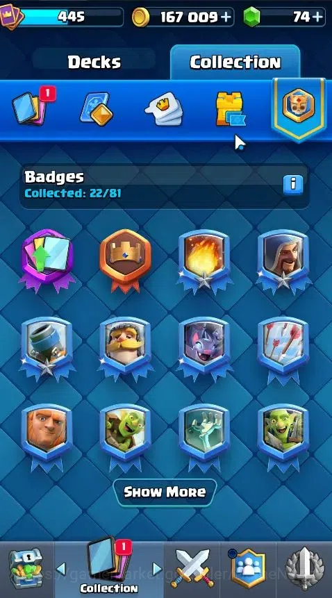 Clash Royale Accounts Lv 445|Trophy 3286|KTL 9|Card 55/121|1 Hero,6 EVO  image 16