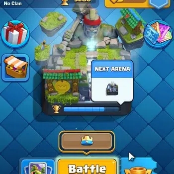 Clash Royale High-End Lv 445|Trophy 3286|KTL 9|Card 55/121|1 Hero,6 EVO  image 1