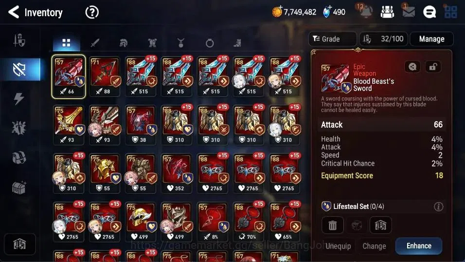 Epic Seven Accounts Global | Starter|2ML(Belian,Witch of the Mere Tene image 10