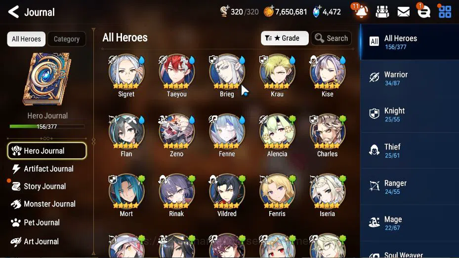 Epic Seven Accounts Global Unverif|New Era|16 ML(LOT Scales,NM Luna, R image 19