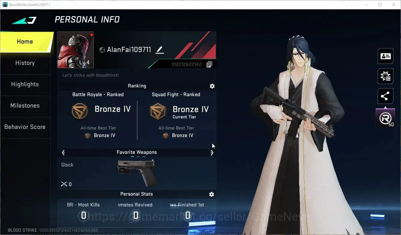 Blood Strike Accounts Asia|2 ULTRA Striker [Ethan Raid Mask, Zero Agent  image 2