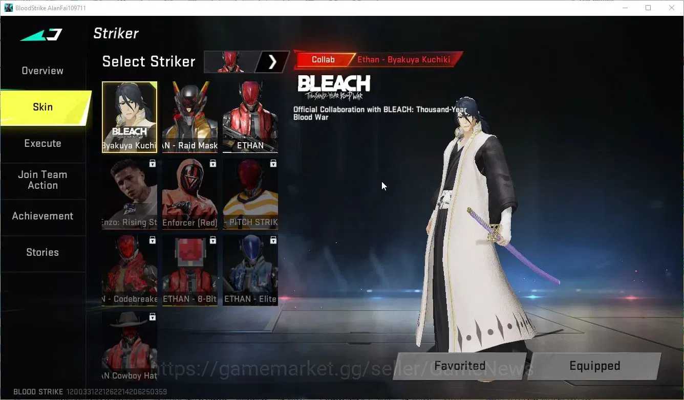 Blood Strike Accounts Asia|2 ULTRA Striker [Ethan Raid Mask, Zero Agent  image 3