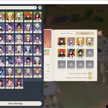 Genshin Impact Mid Game ASIA|AR 55|4 Limited+4(*5Weapon)|(HuTaoC2,Nahida)+ image 1
