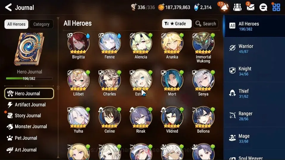 Epic Seven Accounts GLOBAL UnVerif|New Era|16 ML(Salome,LC Bellona,AB image 10