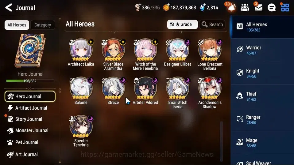 Epic Seven Accounts GLOBAL UnVerif|New Era|16 ML(Salome,LC Bellona,AB image 7