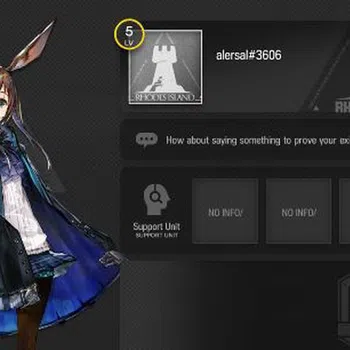 Arknights Mid-Tier Lv 5 | 52 OP+2 Skin | 5 Char *6 |Parmanix The Prer image 1