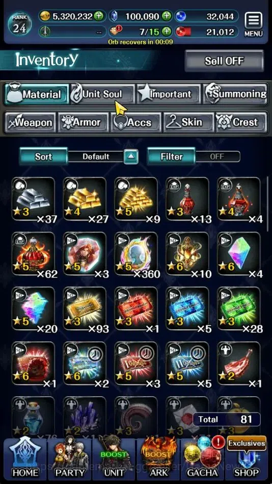 Last Cloudia Accounts GLOBAL|Rank 24|100K DM|BraveFrontier(G Tilith,FG V image 10