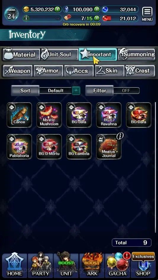 Last Cloudia Accounts GLOBAL|Rank 24|100K DM|BraveFrontier(G Tilith,FG V image 12
