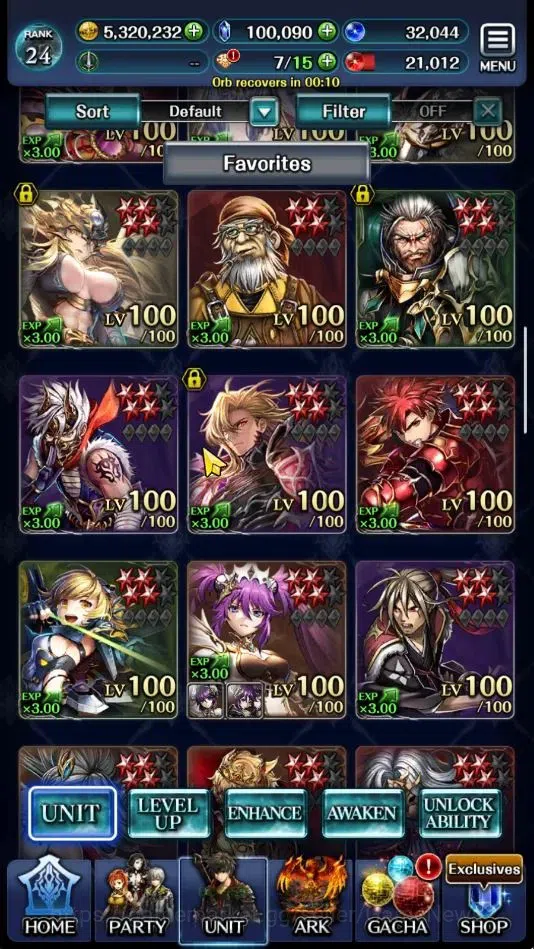 Last Cloudia Accounts GLOBAL|Rank 24|100K DM|BraveFrontier(G Tilith,FG V image 2