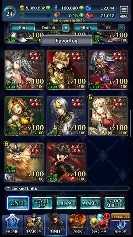 Last Cloudia Accounts GLOBAL|Rank 24|100K DM|BraveFrontier(G Tilith,FG V image 3