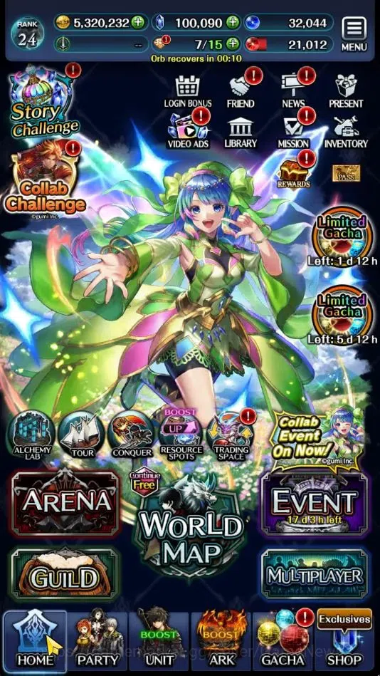 Last Cloudia Accounts GLOBAL|Rank 24|100K DM|BraveFrontier(G Tilith,FG V image 7