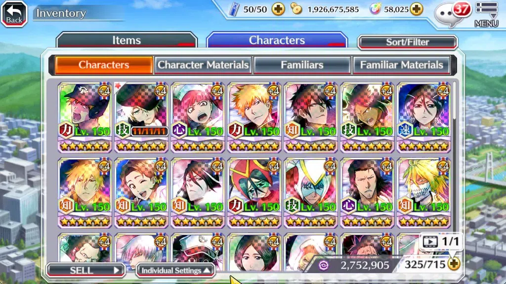 Bleach: Brave Souls Accounts High-End [GLOBAL]|58K Orb|DreamTeam Ichigo,TYBW26 Riruka,2 Renewed Ichigo,TYBW25 13