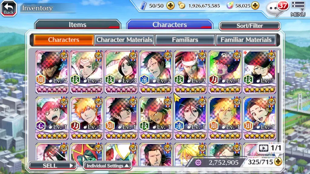 Bleach: Brave Souls Accounts High-End [GLOBAL]|58K Orb|DreamTeam Ichigo,TYBW26 Riruka,2 Renewed Ichigo,TYBW25 15