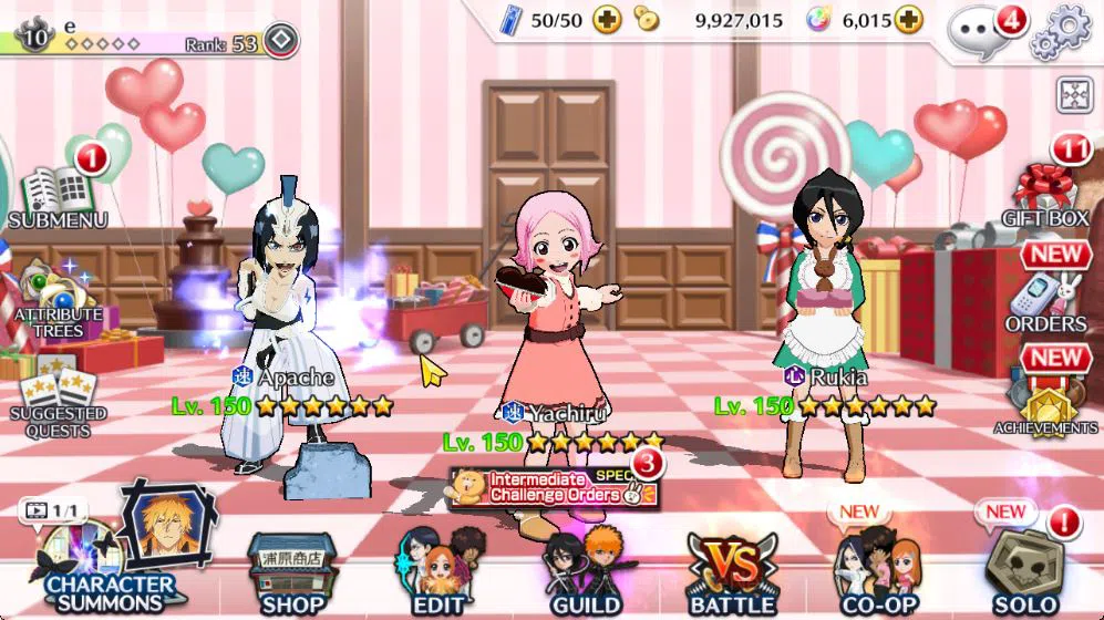Bleach: Brave Souls Accounts Starter [GLOBAL]6k Orbs+Fresh All Story|Valentine2026(Yachiru,Rukia),TYBW25(Apache,Mila