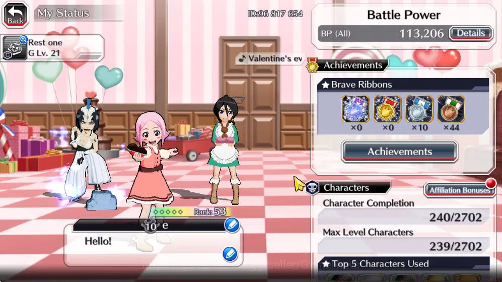Bleach: Brave Souls Accounts Starter [GLOBAL]6k Orbs+Fresh All Story|Valentine2026(Yachiru,Rukia),TYBW25(Apache,Mila 2