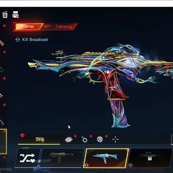 Blood Strike Accounts Collab Skin Asia|Eternal MP7 TideSong Lv2,DeAgle+Melee Staff|Collab Mr Iguana,AOT Female Titan,M4A1