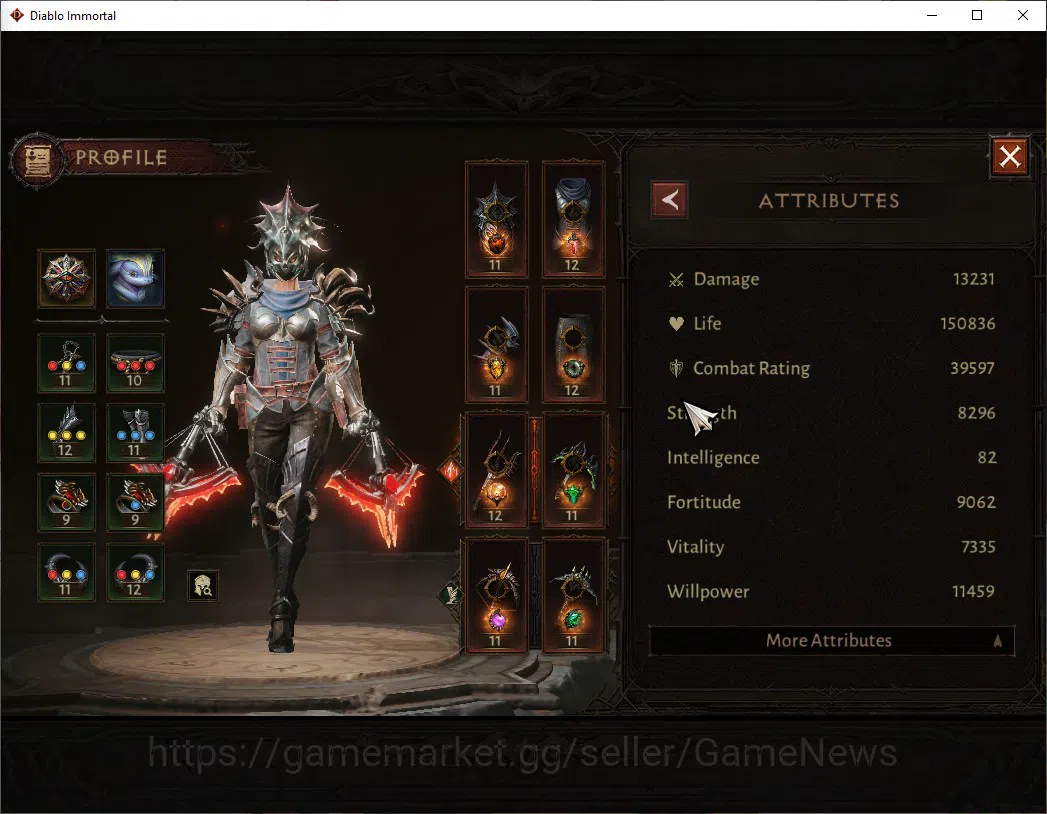 Diablo Immortal Accounts SEA-Sescheron|CS ON|Lv60(726)|Necromancer|CR 39k|R image 4