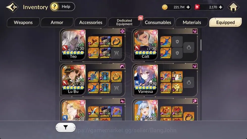 Seven Knights Re:Birth Accounts Global | 5 EX7 Fai,Juri,Rosie,Melia,Gelidus |27TC6 image 10