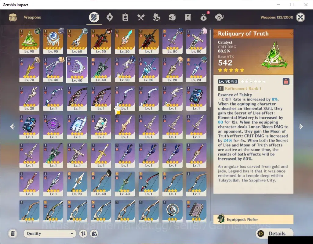 Genshin Impact Accounts ASIA|AR50|PreTeam Lunar [NeferC2,LaumaC1]+Sign|3 L image 9