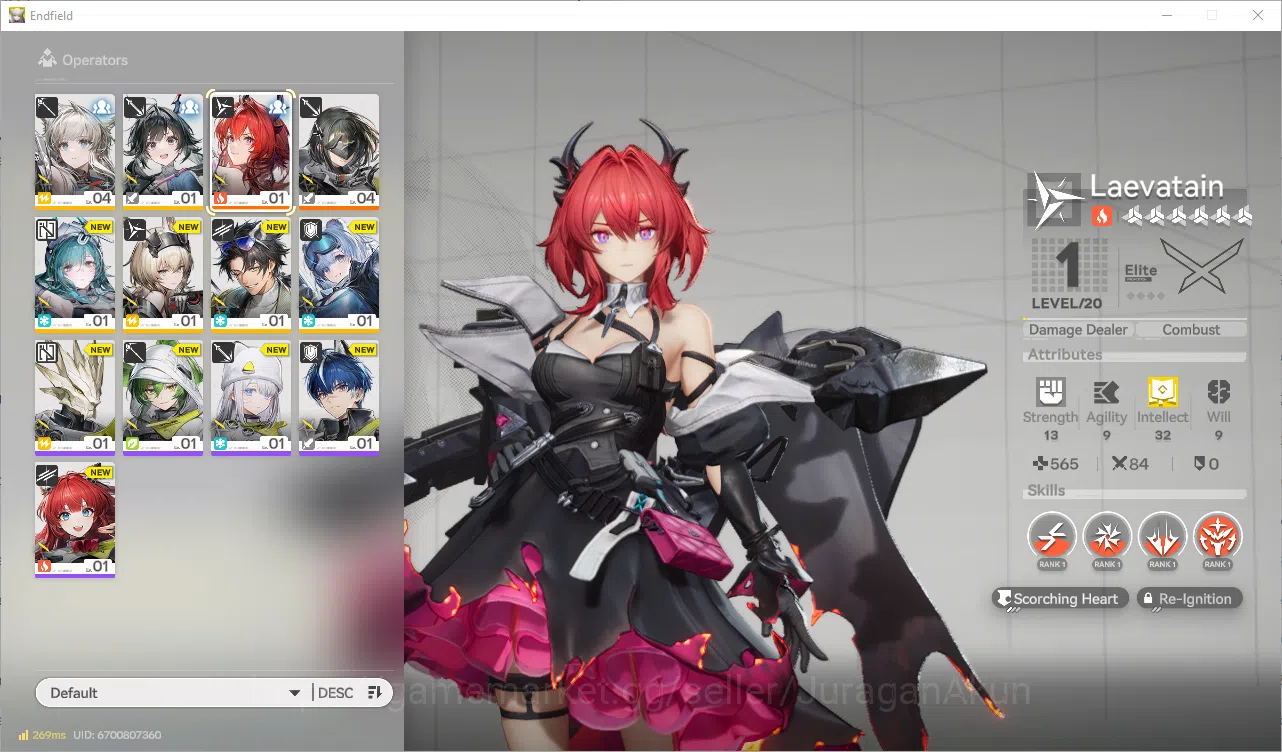 Arknights: Endfield Accounts NA/EU Lv2 Day 1 | Fresh Starter META Laevatain + 6 image 5