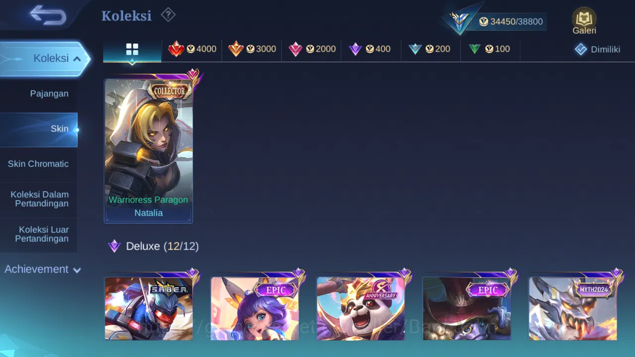 Mobile Legends: Bang Bang Accounts GLOBAL Hero 130 Skin 174 | KOF Karina | CC Nata |  image 13